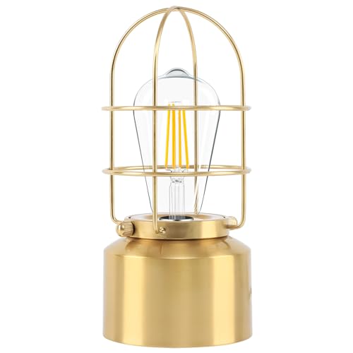 Small Touch Gold Table Lamp for Small Spaces