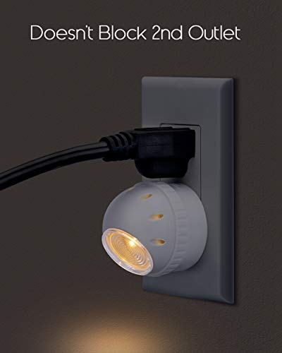 Plug in LED Night Light Dusk to Dawn Sensor Warm White 6 Pack (6 Count)