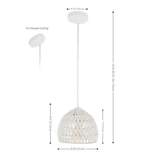 Campana 1 Light Pendant Dome Ceiling Lamp