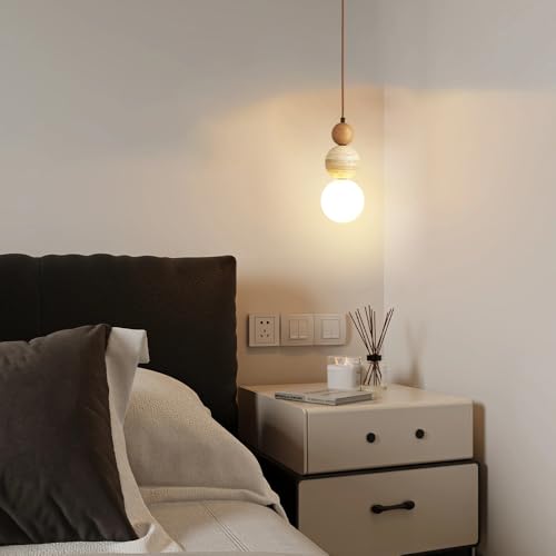 Modern Natural Stone Pendant Light
