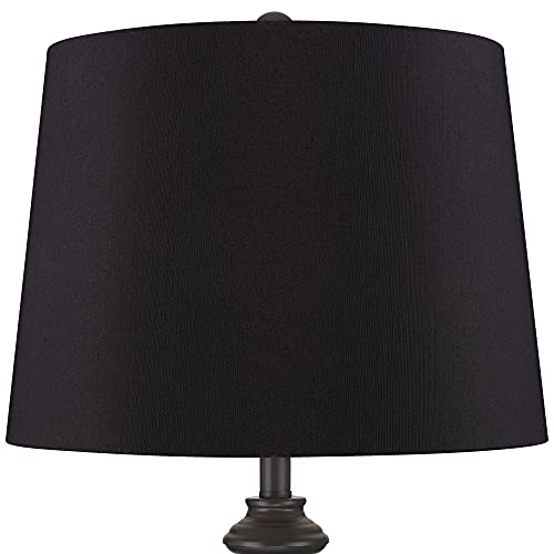 Lynn 26" Tall Buffet Table Lamps Set of 2 Bronze Brown Black Dark (2 Count)
