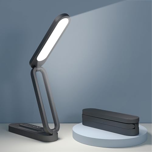 LED Desk Lamp for Office Home & Battery Operated Lamp Rechargeable Lamp Foldable & Portable Light