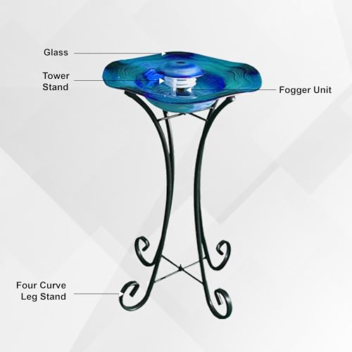 27" LED Mist Indoor Floor Fountain