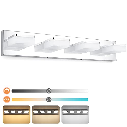 3 Colors Dimmable Vanity Lights for Bathroom