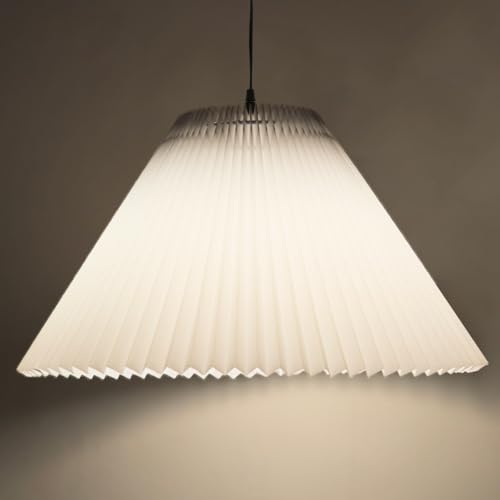 Large Pleated Lamp Shade for Arc
