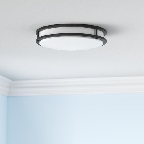 16 inch Dimmable LED Flush Mount Ceiling Light Fixture