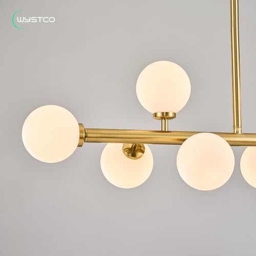 Mid Century Modern Globe Sputnik Chandelier