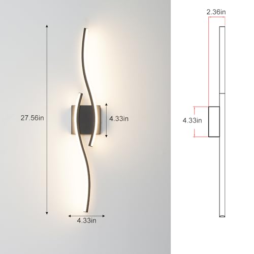 Modern Hardwired Wall Sconce Set of 2 (2 Count)