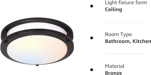 10 inch Flush Mount LED Ceiling Light Fixture