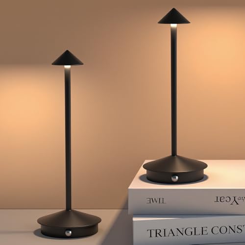 2 Pack LED Rechargeable Cordless Table Lamps