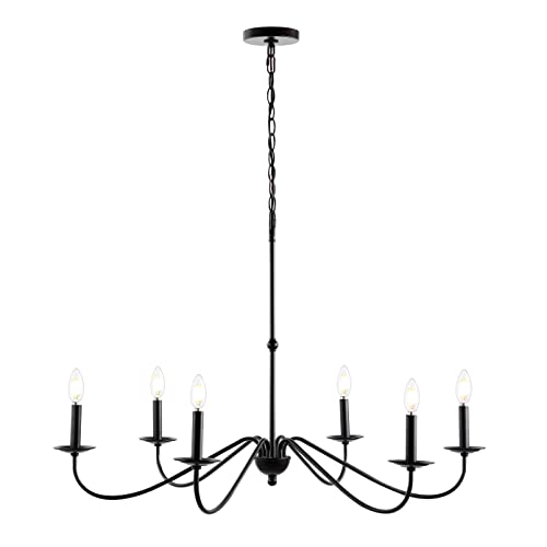 Wicklow 6 Light Farmhouse Chandelier 34.75"