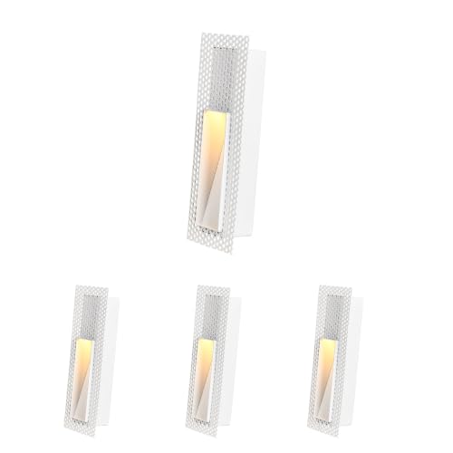 4 Pack 2W LED Recessed Step Lights (4 Count)