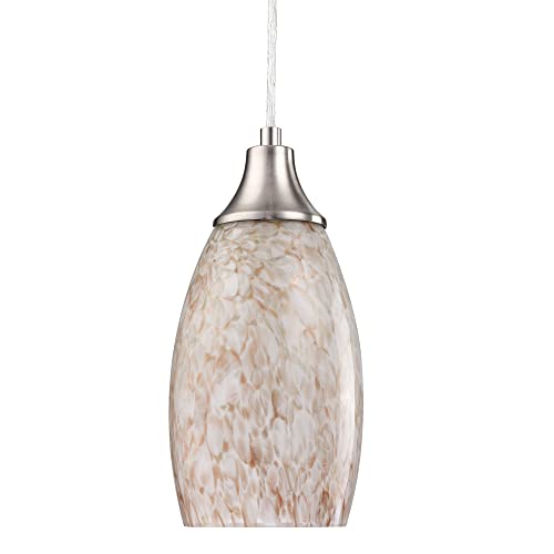 Mini Milk Glass Pendant Light