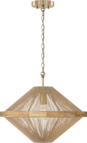Capital Lighting 252812MA Maya Modern Mango Wood and Hand