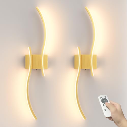 Battery Operated Wall Sconces Set of Two