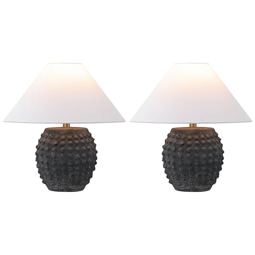 Effie 18.25" Ceramic Hobnail Table Lamp