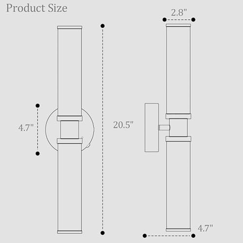 Gold & Walnut Wireless Battery Operated Wall Sconces with Remote