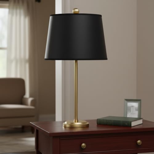 32327 Transitional Hardback Empire Shaped Spider Construction Lamp Shade in Black w