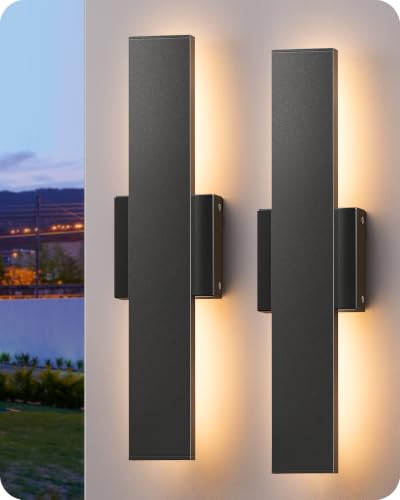 2 Pack LED Outdoor Wall Lights (32 Count)