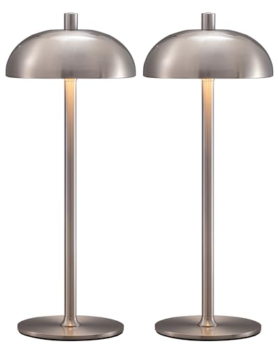 12" Cordless Table Lamps Set of 2