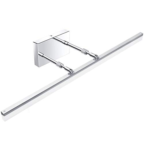 31.5 inch LED Vanity Lights Adjustable Bathroom Light Fixtures Bathroom Lighting Fixture Over Mirror Chrome Modern Vanity Lighting 5500K