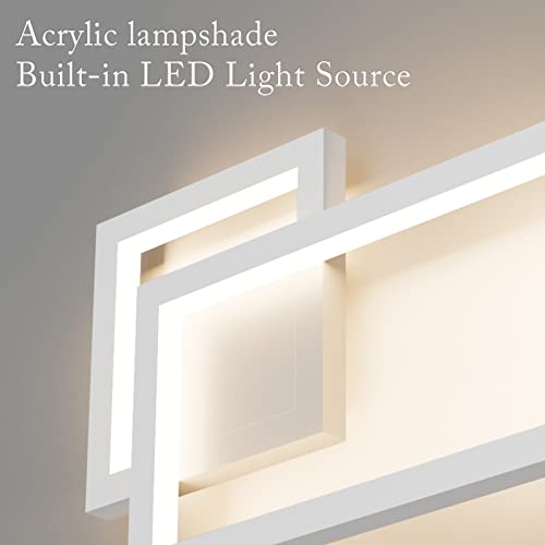 Modern Indoor Wall Sconce Aluminum Up and Down 20W LED Modern Wall Sconce for Indoor Living Room Bedroom Hallway