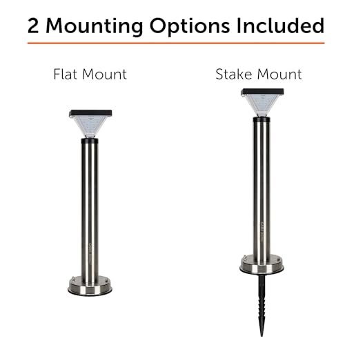 Luxor Bollard Outdoor Solar Pathway Light