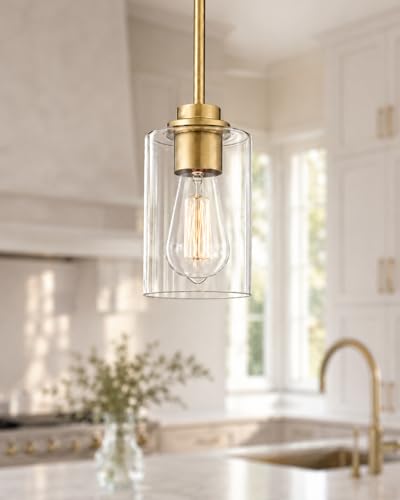 Brass Pendant Lights Kitchen Island 2 Pack (2 Count)