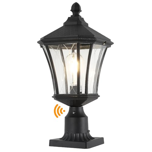 Dusk to Dawn Outdoor Post Lights with Pier Mount Base