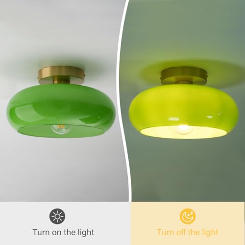 Green Ceiling Light