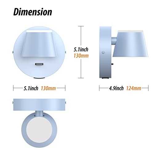 Wall Light LED Wall Sconce with On