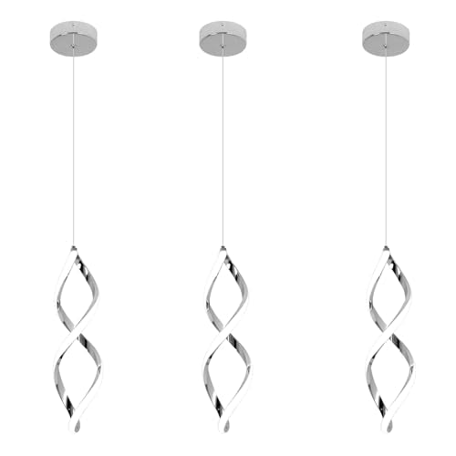 3 Packs Modern Led Pendant Lights Kitchen Island
