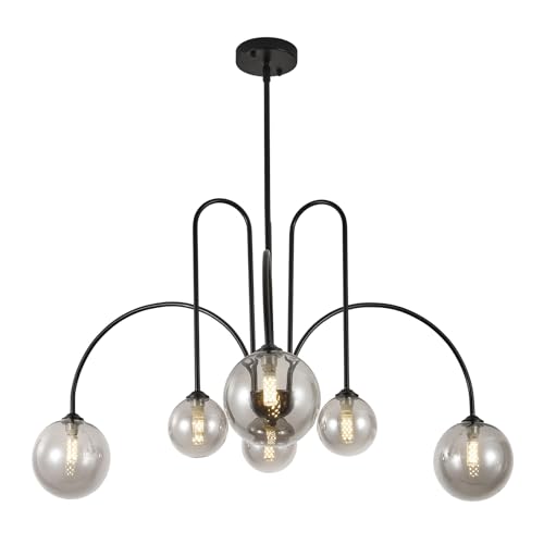 Black Sputnik Chandelier