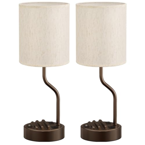 Bedside Lamps for Bedroom Set of 2 (2 Count)