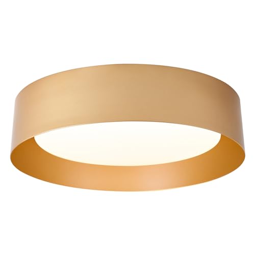 16.5" Gold Flush Mount Ceiling Light