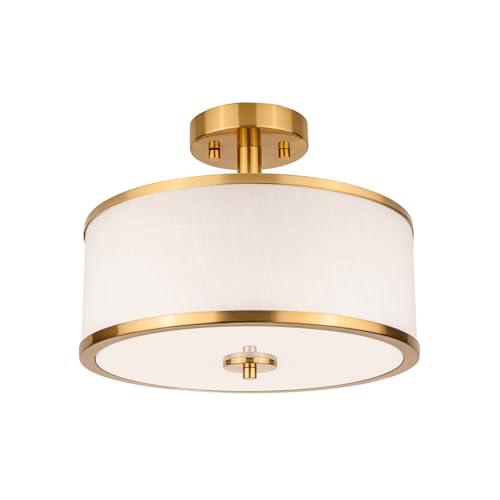 3 Light Semi Flush Mount Ceiling Light Fixture