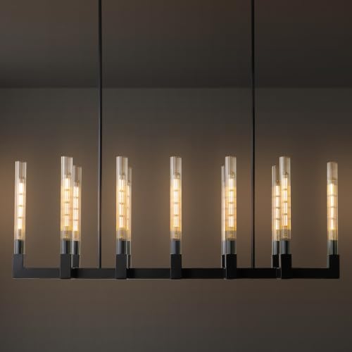 Black Farmhouse Dining Room Chandelier