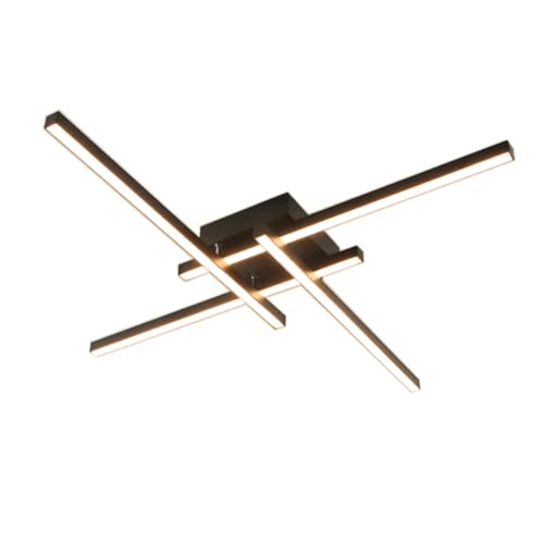 24 Inch Semi Flush Mount Modern Light Fixture