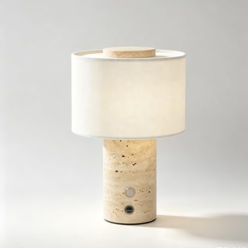 Marble Lamp Rechargeable Cordless Stone Touch Table Lamp