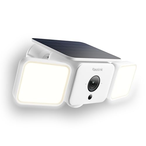 Solar Floodlight Security Cameras Wireless Outdoor