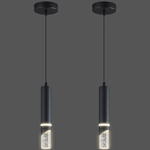 Modern Dimmable Led Pendant Lights Kitchen Island (2 Count)