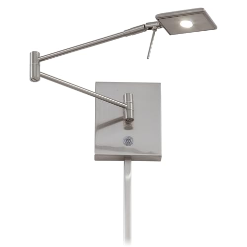 P4328 084 George's Reading Room LED Swing Arm Wall Lamp