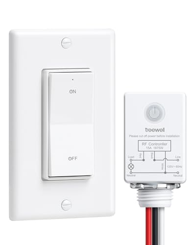 Wireless Light Switch and Receiver Kit