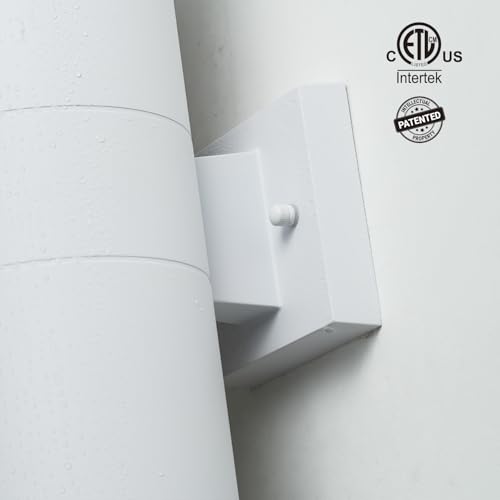 18" Modern Outdoor Porch Light in 2 Lights (2 Count)