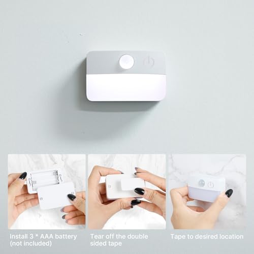 8 Pack Motion Sensor Stair Lights for Indoor (8 Count)