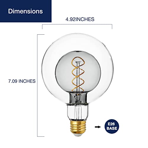 G125 Decorative Large Globe LED Bulb