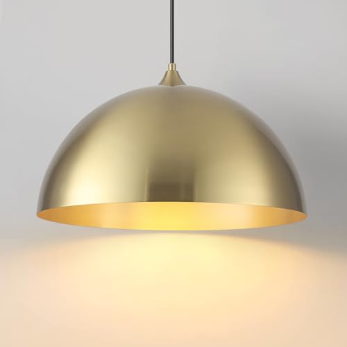 Gold Dome Pendant Light
