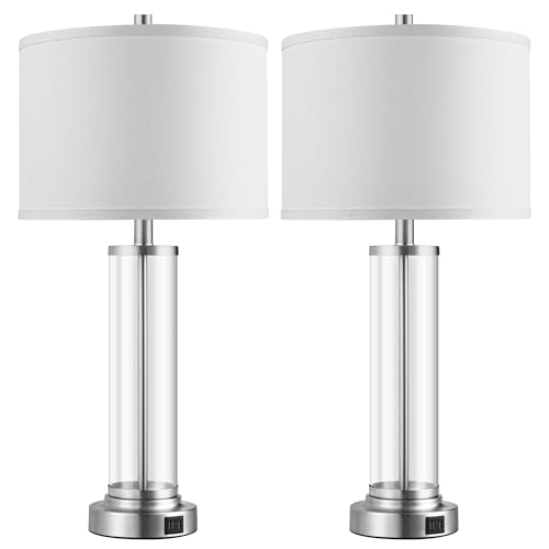 Glass Table Lamps Set of 2 (2 Count)