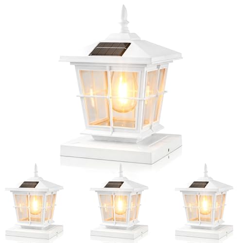 Solar Post Cap Light 4pack (4 Count)