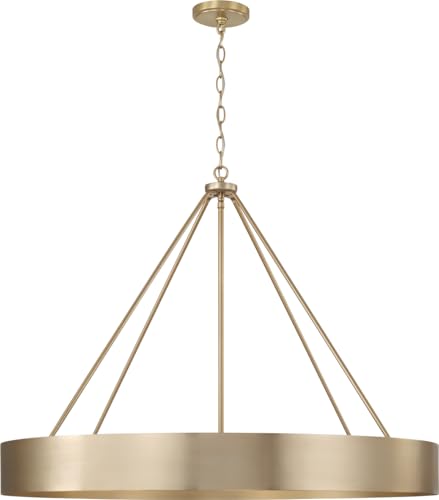 Capital Lighting 453061MA Weller Modern Metal Cylindrical Chandelier